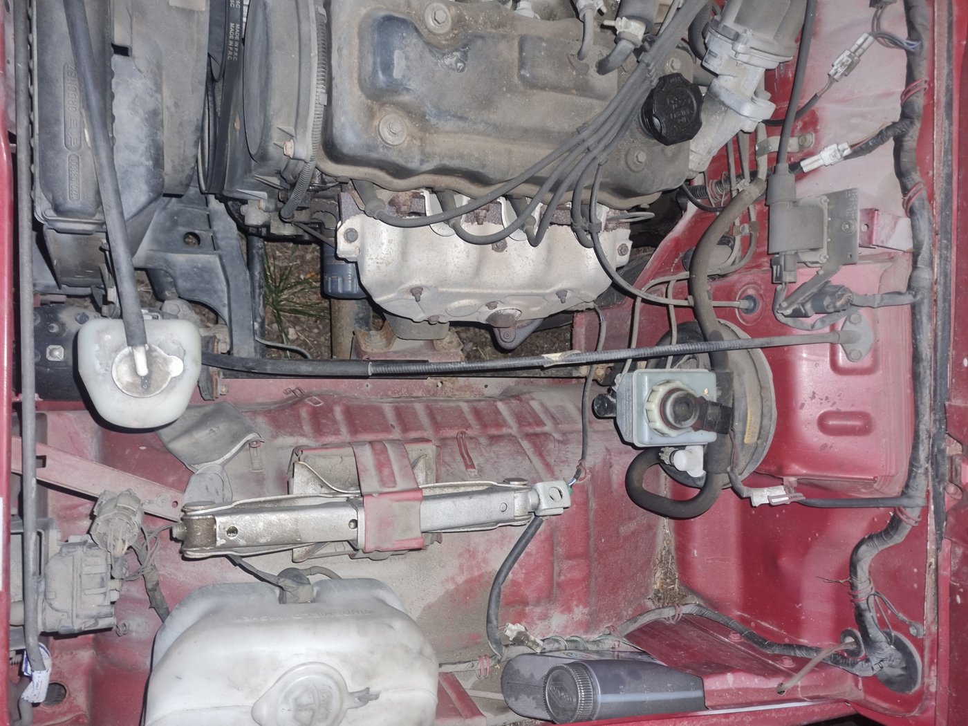 Compartiment moteur, vue large